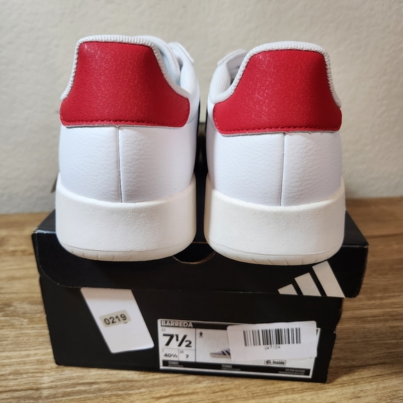 Adidas Men's 7 1/2 White/Black Sneakers IH1228 Berreda LYM029004 - Picture 3 of 7